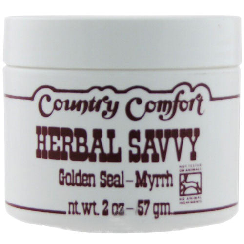 Country Comfort Herbal Savvy Comfrey, Golden Seal-Myrrh, 2 Oz